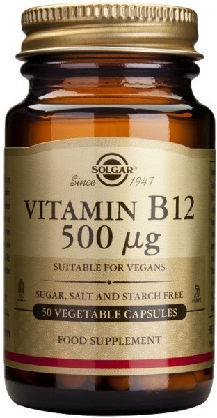 Solgar Vitamina B12 (Cianocobalamina) 500 mcg 50 comp Solgar Vitamina B12 (Cianocobalamina) 500 mcg 50 comp