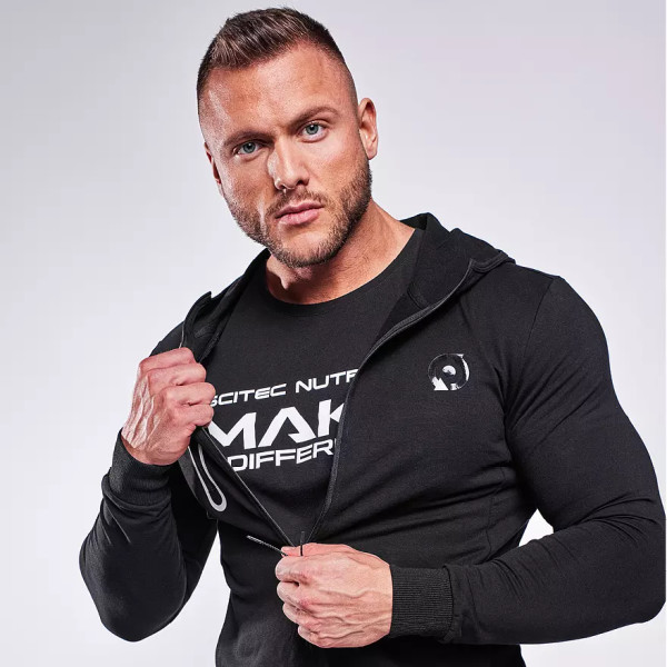 Scitec Nutrition Miles Chaqueta Hombre Negra