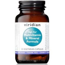 Viridian High Five Formula Multivit Y Minerales 30 Vcaps