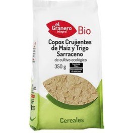 El Granero Integral Copos Crujientes de Maiz y Trigo Sarraceno Bio 350 gr