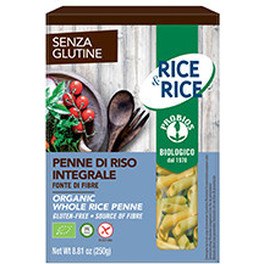 Rice & Rice Macarrones 100% Arroz Integral Bio 250 Gr Sin Glut