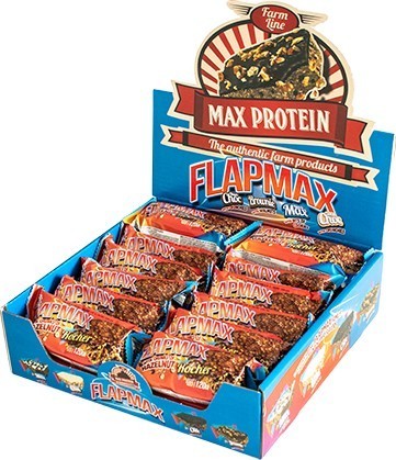 Max Protein Flap Max - FlapJack de Crujiente de Avellana con Trozos de Choco 24 barritas x 120 gr Max Protein Flap Max - FlapJack de Crujiente de Avellana con Trozos de Choco 24 barritas x 120 gr