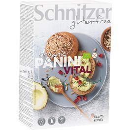 Schnitzer Panecillos Sem. Panini Vital S/g Schnitzer 250 G