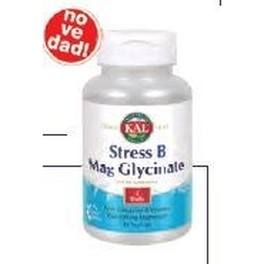 Kal Stress B Mag Glycinate 60 Vcaps