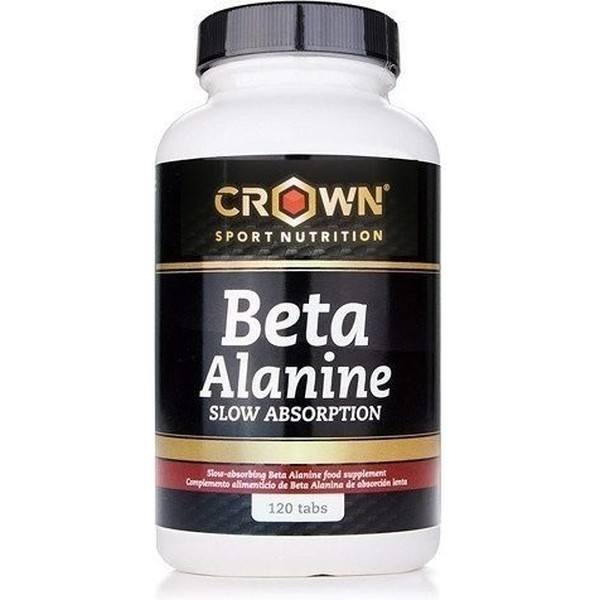 Crown Sport Nutrition Beta Alanina de absorción lenta 120 comp. No genera picores en la piel