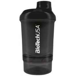 BioTechUSA Mélangeur Shaker Wave + Nano Noir 300 ml