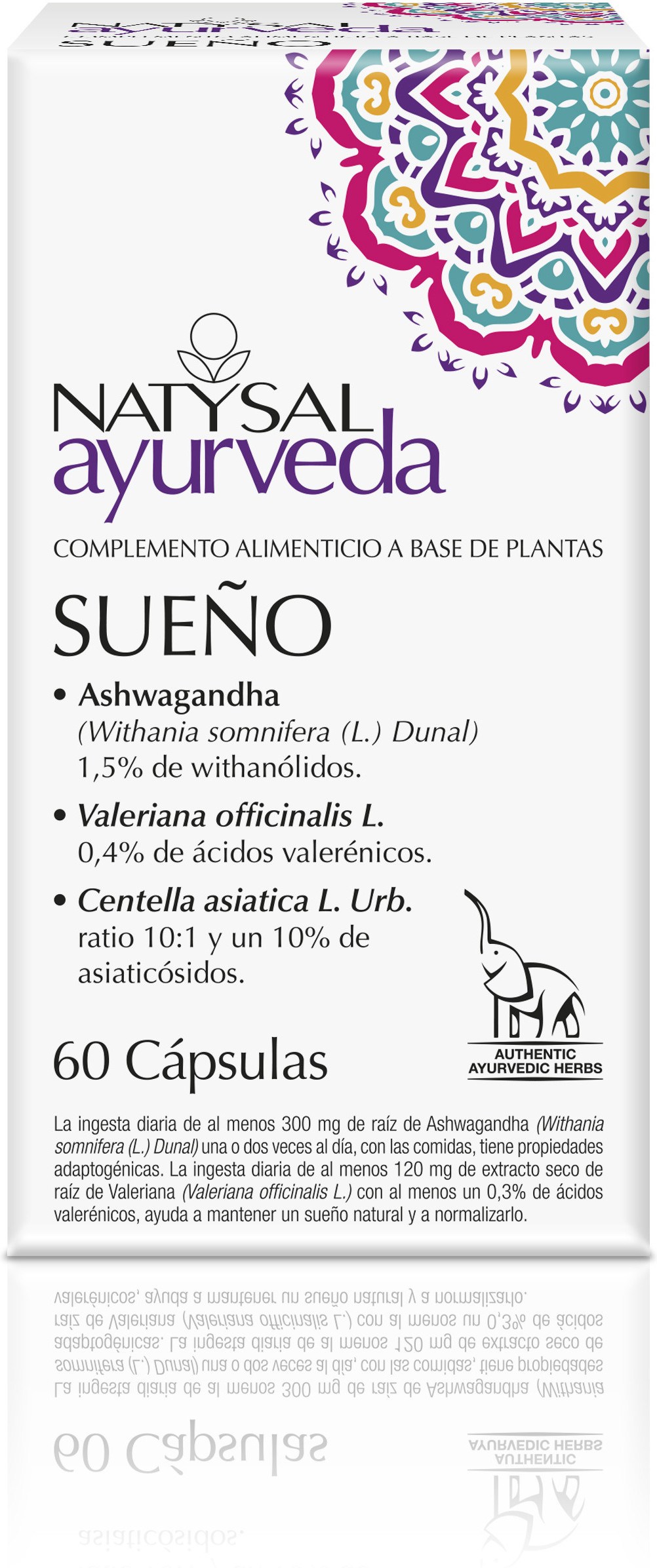 Natysal Ayurveda Sueno 60 Cap Bulevip