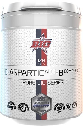BIG Pharma Grade D-Aspartic Acid + B Complex 120 caps BIG Pharma Grade D-Aspartic Acid + B Complex 120 caps