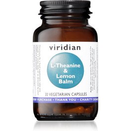 Viridian L-teanina 200 mg y melisa 30 vcaps