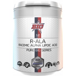 BIG Pharma Grade R-ALA Racemic Alpha Lipoic Acid 60 caps