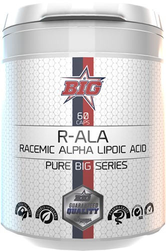 BIG Pharma Grade R-ALA Acido Alfa Lipoico Racemico 60 caps BIG Pharma Grade R-ALA Acido Alfa Lipoico Racemico 60 caps