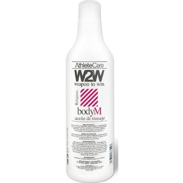 W2W BodyM - Entspannendes flüssiges Creme-Massageöl 500 ml