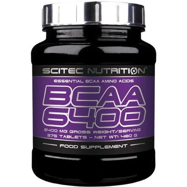 Scitec Nutrition BCAA 6400 Acides Aminés Ramifiés 375 Comprimés
