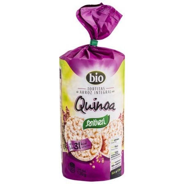 Santiveri Tortitas De Arroz Quinoa 130 Gramos - Sin Gluten