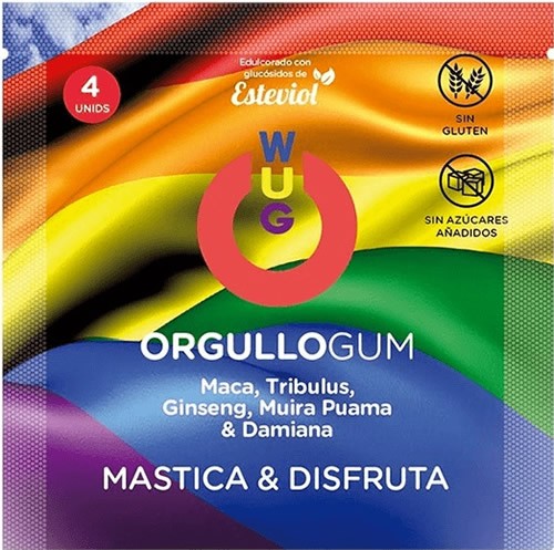 WUG OrgulloGUM Chicle Mastica y Disfruta 4 uds WUG OrgulloGUM Chicle Mastica y Disfruta 4 uds