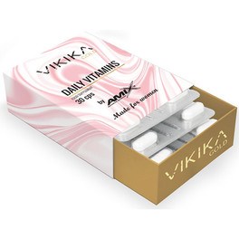 Vikika Gold von Amix - Tägliche Vitamine 30 Kapseln - Antioxidans-Vitamin-Mineral mit Sofortwirkung