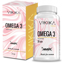 Vikika Gold von Amix - Omega-3-Vitamine - 30 Kapseln - Hilft, Ihre Abwehrkräfte zu verbessern