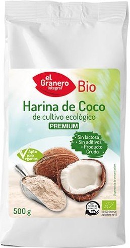 El Granero Integral Harina de Coco Bio 500 gr El Granero Integral Harina de Coco Bio 500 gr