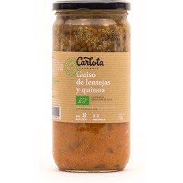 Carlota Organic Organics Guiso De Lentejas Con Quinoa 720gr