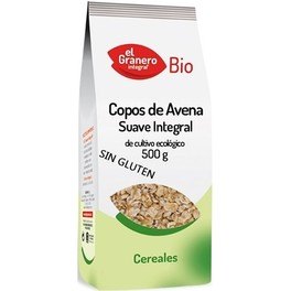 El Granero Integral Soft Flocons d'Avoine Entiers Bio Sans Gluten 500 gr