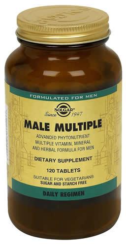 Solgar Male Multiple - Multivitaminico para hombre 120 caps Solgar Male Multiple - Multivitaminico para hombre 120 caps