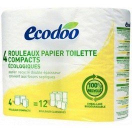 Carta igienica riciclata Ecodoo 4 unità