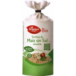El Granero Integral Tortitas de Maiz Sin Sal Añadida Bio 110 gr El Granero Integral Tortitas de Maiz Sin Sal Añadida Bio 110 gr