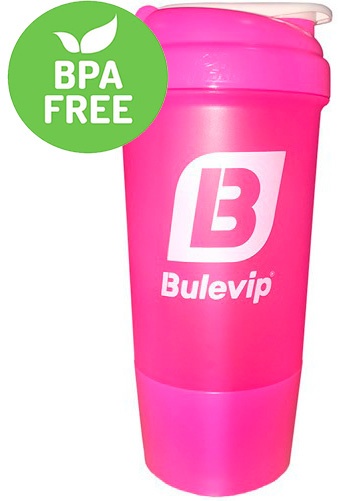 Bulevip Shaker Mezclador Rosa - 500 ml Bulevip Shaker Mezclador Rosa - 500 ml