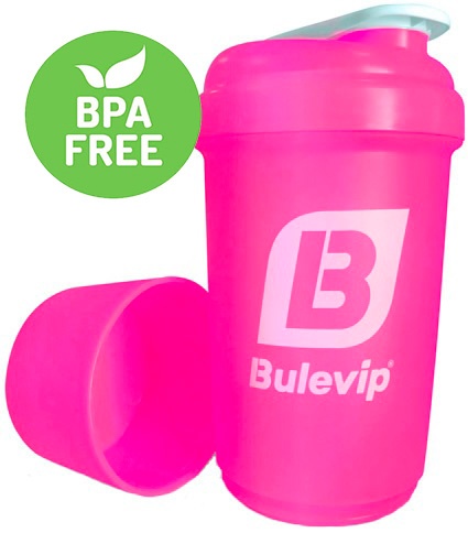 Bulevip Shaker Mezclador Rosa - 500 ml Bulevip Shaker Mezclador Rosa - 500 ml