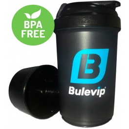Bulevip Shaker Mezclador Negro - 500 ml Bulevip Shaker Mezclador Negro - 500 ml