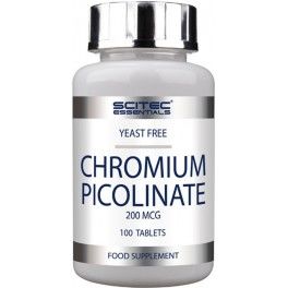 Picolinate de chrome Scitec Essentials - 100 comprimés