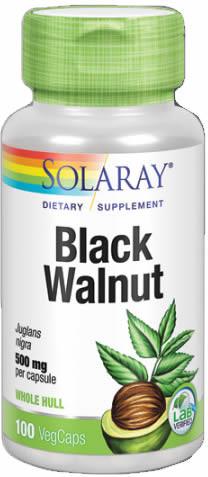 Solaray Black Walnut (Nogal Negro) 500 Mg 100 Caps Solaray Black Walnut (Nogal Negro) 500 Mg 100 Caps