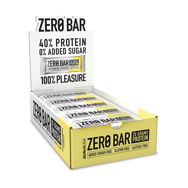 BiotechUSA Zero Bar 20 barres x 50 gr
