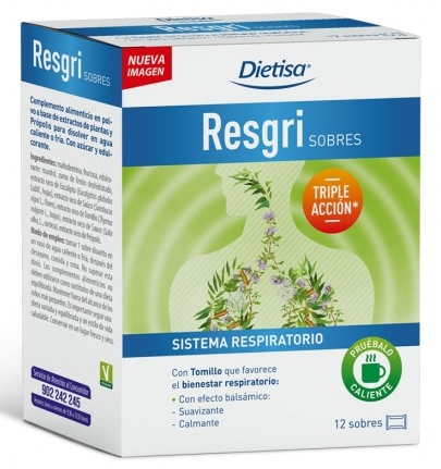 Dietisa Resgri Sabores Triple Accion 12 sobres x 8 gr Dietisa Resgri Sabores Triple Accion 12 sobres x 8 gr