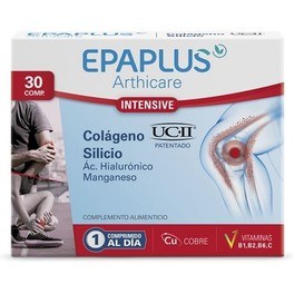 Epaplus Arthicare UCII Colageno con Silicio, Ac. Hialuronico y Manganeso 30 comp
