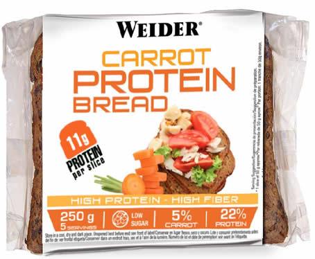 Weider Protein Bread Carrot - Pan Proteico de Zanahoria 5 Rebanadas (250 gr) Weider Protein Bread Carrot - Pan Proteico de Zanahoria 5 Rebanadas (250 gr)
