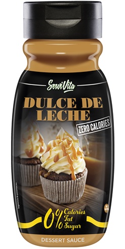 Servivita Salsa Dulce de Leche sin Calorias 320 ml Servivita Salsa Dulce de Leche sin Calorias 320 ml