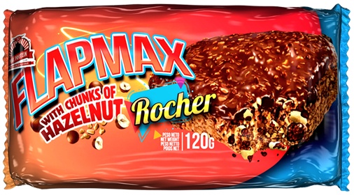 Max Protein Flap Max - FlapJack de Crujiente de Avellana con Trozos de Chocolate 1 barrita x 120 gr Max Protein Flap Max - FlapJack de Crujiente de Avellana con Trozos de Chocolate 1 barrita x 120 gr