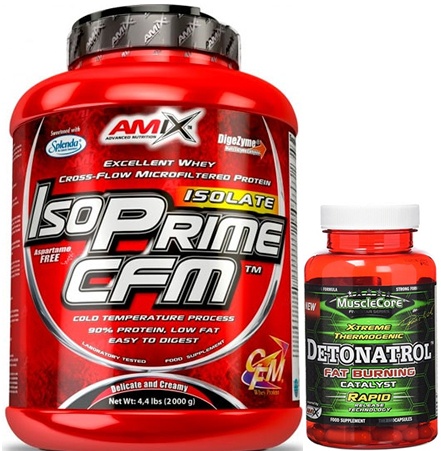 Pack Amix IsoPrime CFM Isolate 2 kg + Detonatrol Fat Burner 30 caps Pack Amix IsoPrime CFM Isolate 2 kg + Detonatrol Fat Burner 30 caps
