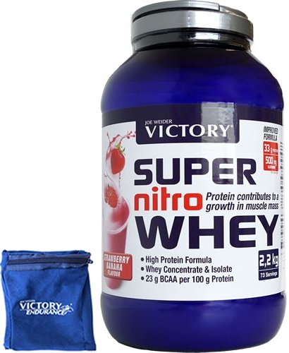 Pack Victory Super Nitro Whey 2.2 kg + Muñequera Exclusiva Pack Victory Super Nitro Whey 2.2 kg + Muñequera Exclusiva
