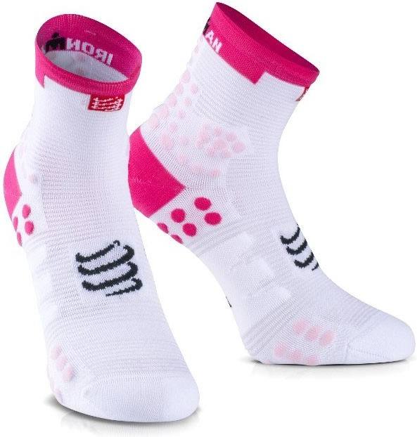 Compressport Calcetines ProRacing V3.0 Run Hi Ironman 2017 Rosa Compressport Calcetines ProRacing V3.0 Run Hi Ironman 2017 Rosa