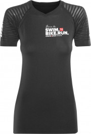 Compressport Camiseta de Entrenamiento Mujer Training Tshirt Swim Bike Run 2017 Negro Compressport Camiseta de Entrenamiento Mujer Training Tshirt Swim Bike Run 2017 Negro
