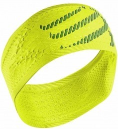 Compressport Cinta Headband ON/OFF Fluo Amarilla Compressport Cinta Headband ON/OFF Fluo Amarilla