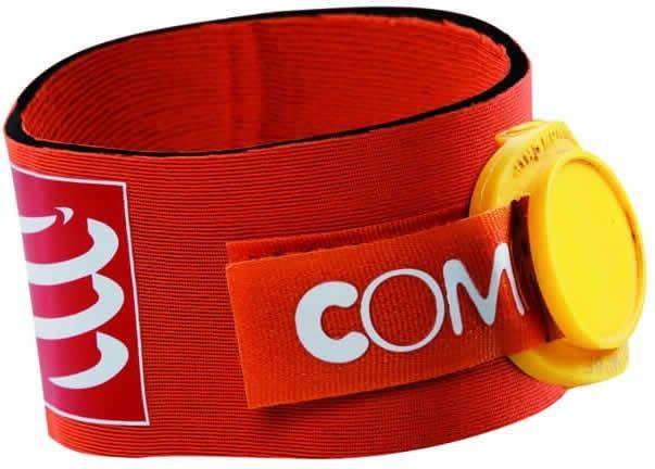 Compressport Cinta Porta Timing Chip Roja Compressport Cinta Porta Timing Chip Roja
