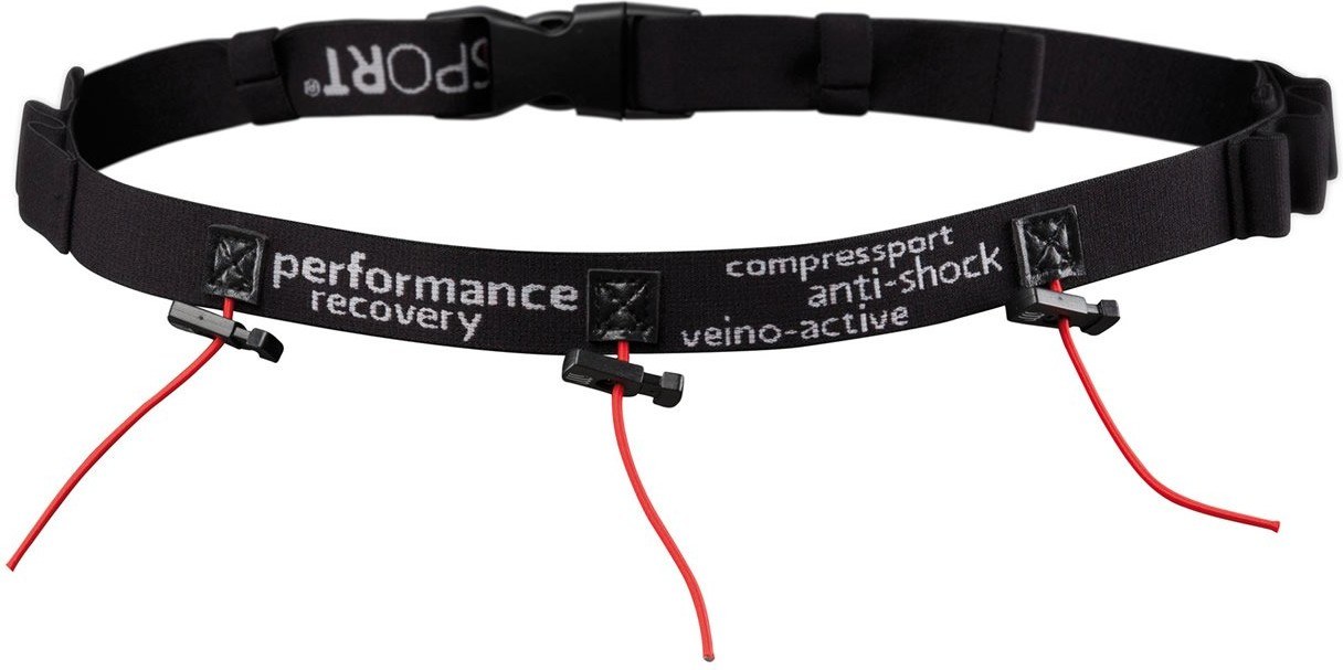 Compressport Cinturón de Carrera Race Belt Negro Compressport Cinturón de Carrera Race Belt Negro