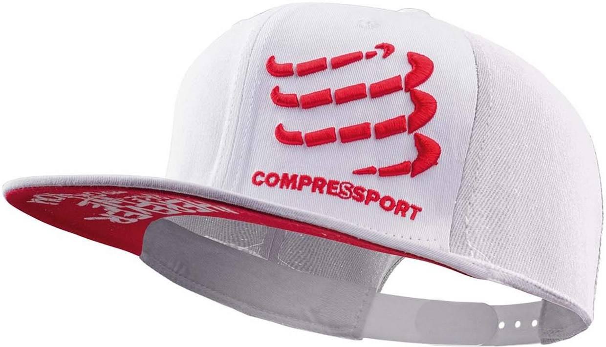 Compressport Gorra Flat Cap Blanca Compressport Gorra Flat Cap Blanca