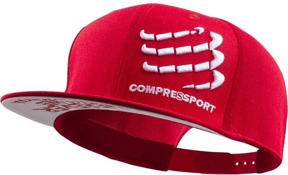 Compressport Gorra Flat Cap Roja Compressport Gorra Flat Cap Roja