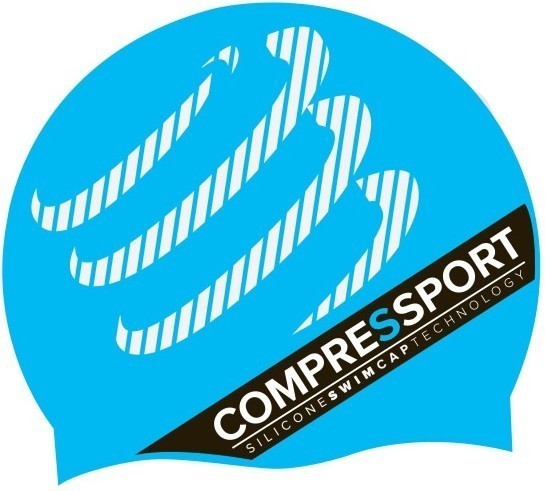 Compressport Gorro Natación Azul Claro Compressport Gorro Natación Azul Claro