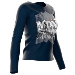 Compressport Training Tshirt LS Camiseta Manga Larga Mujer Mont Blanc 2018 Azul Compressport Training Tshirt LS Camiseta Manga Larga Mujer Mont Blanc 2018 Azul