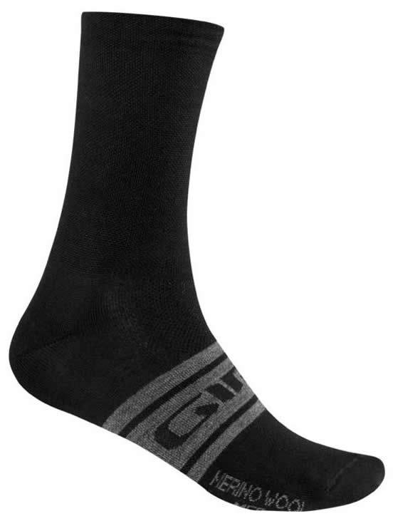 Giro Calcetines Seasonal Merino Wool 2018 Negro - Gris Giro Calcetines Seasonal Merino Wool 2018 Negro - Gris